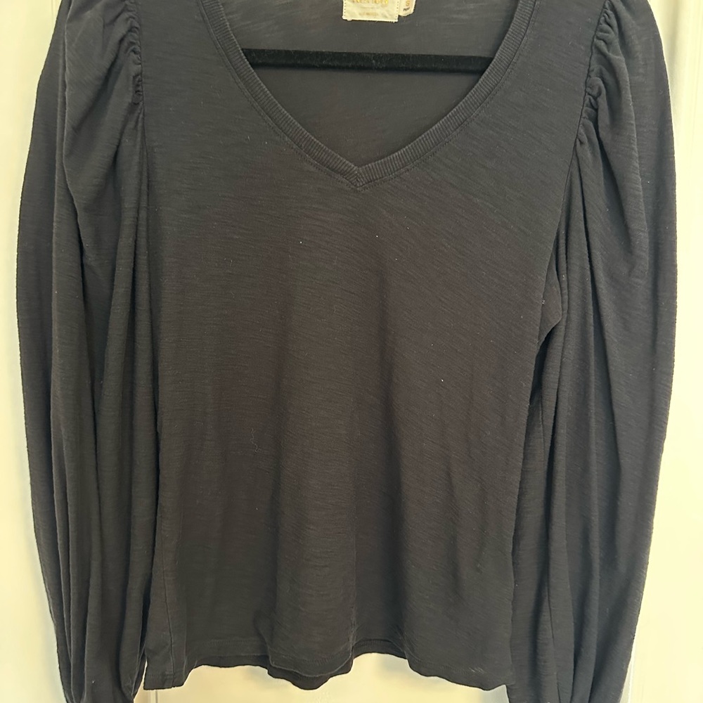 Nation LTD Black Long Sleeve Top